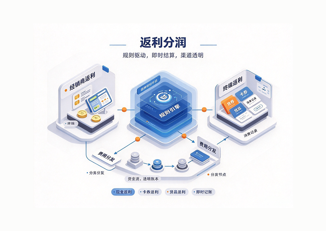 返利分润 示意图