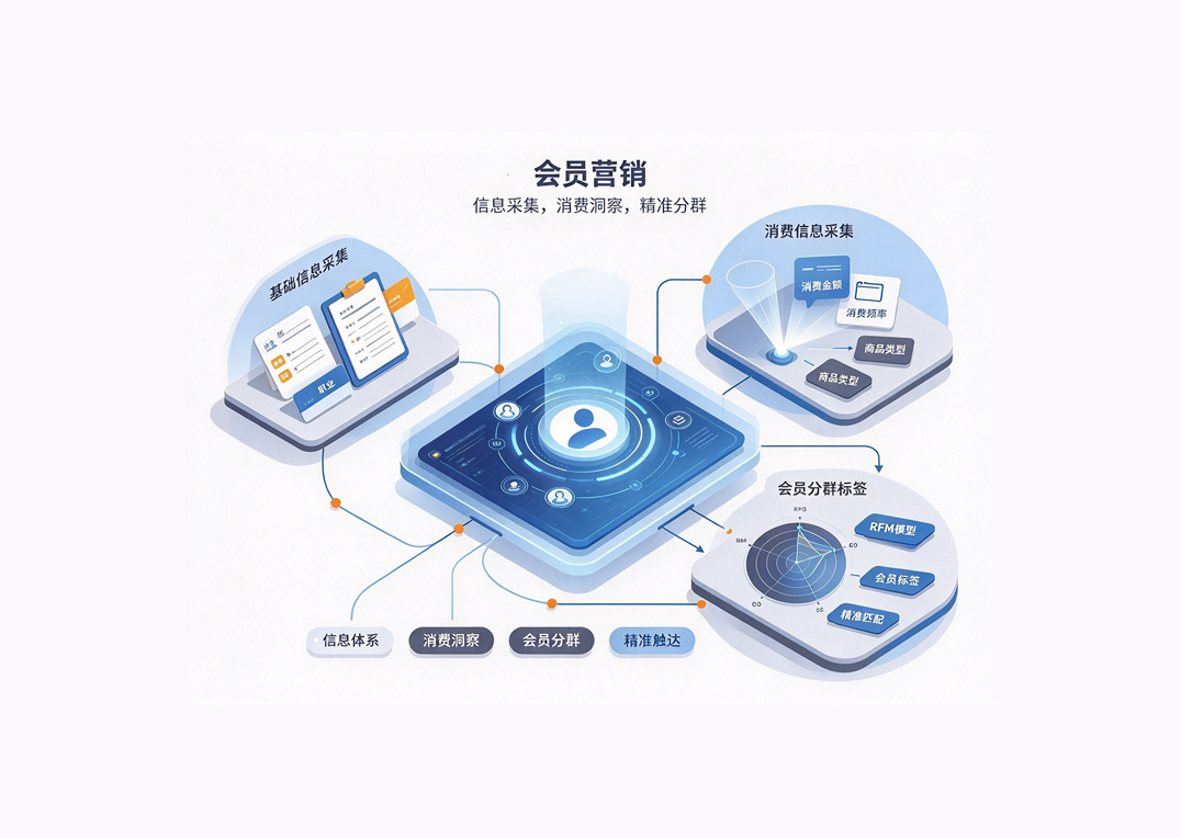 会员营销 示意图